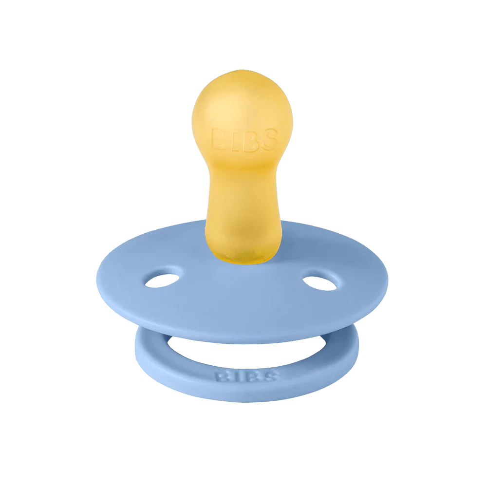 1 chupeta redonda sky blue BIBS Colour 6+ meses