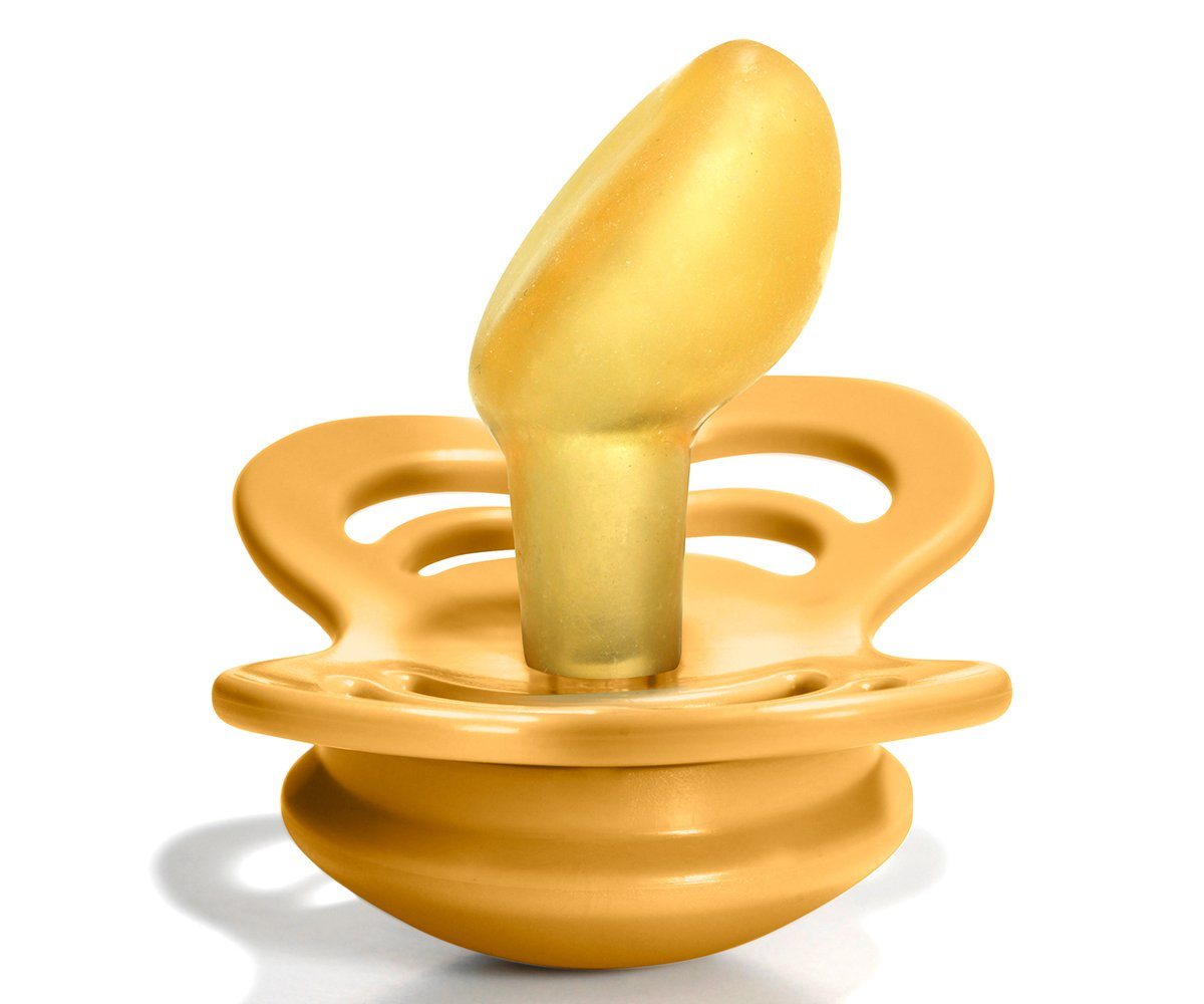 2-pack Bibs couture pacifier latex 0-6 M honey bee + olive Pacifier Bibs