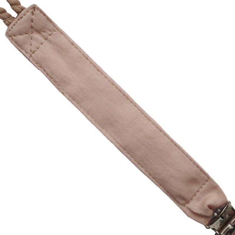 Prende-chupeta tecido natural