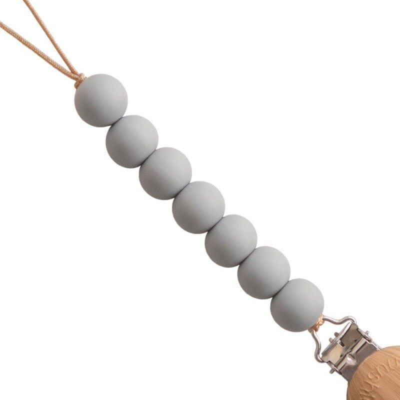 Prende-chupeta Halo stone mushie