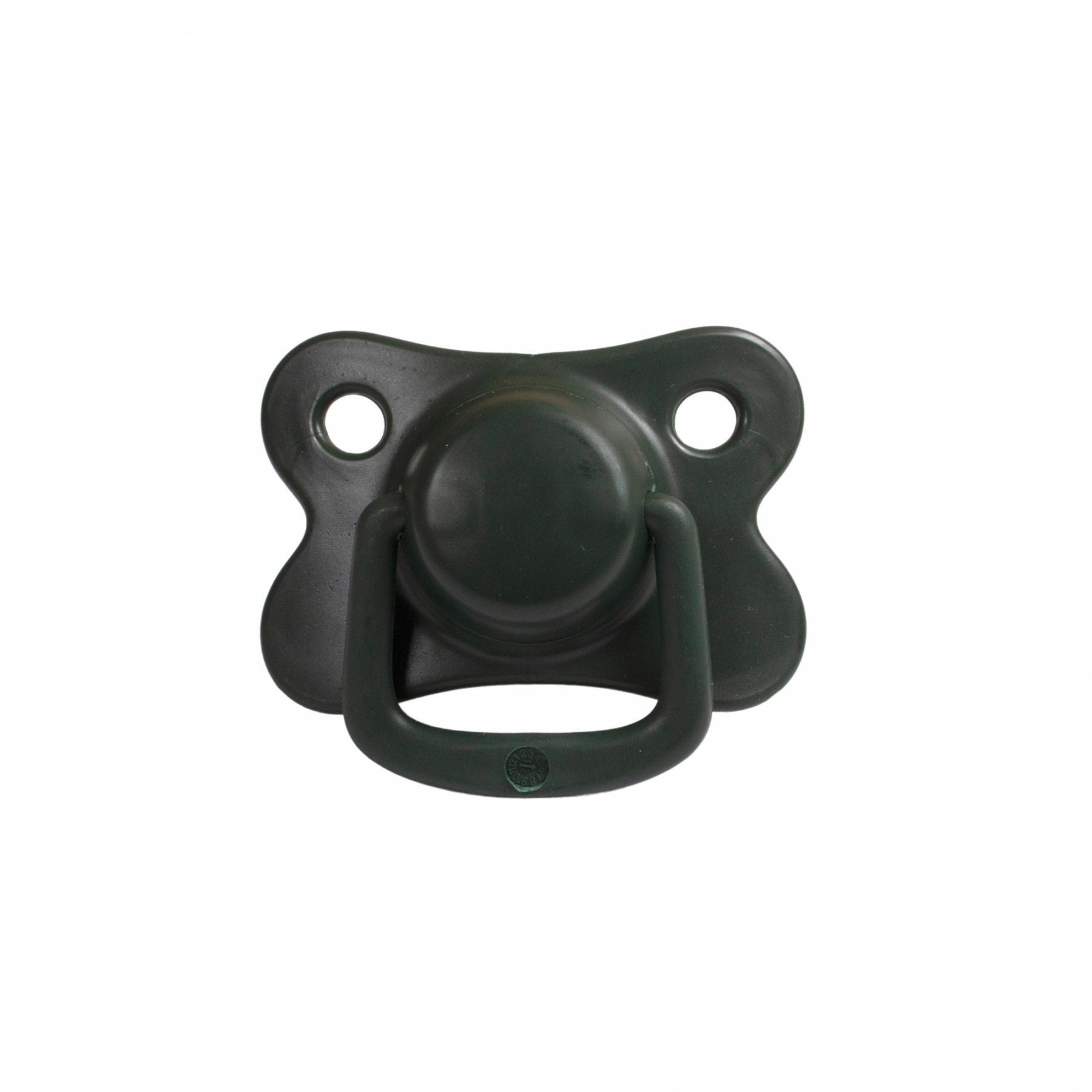 2 chupetas simétricas silicone dark green