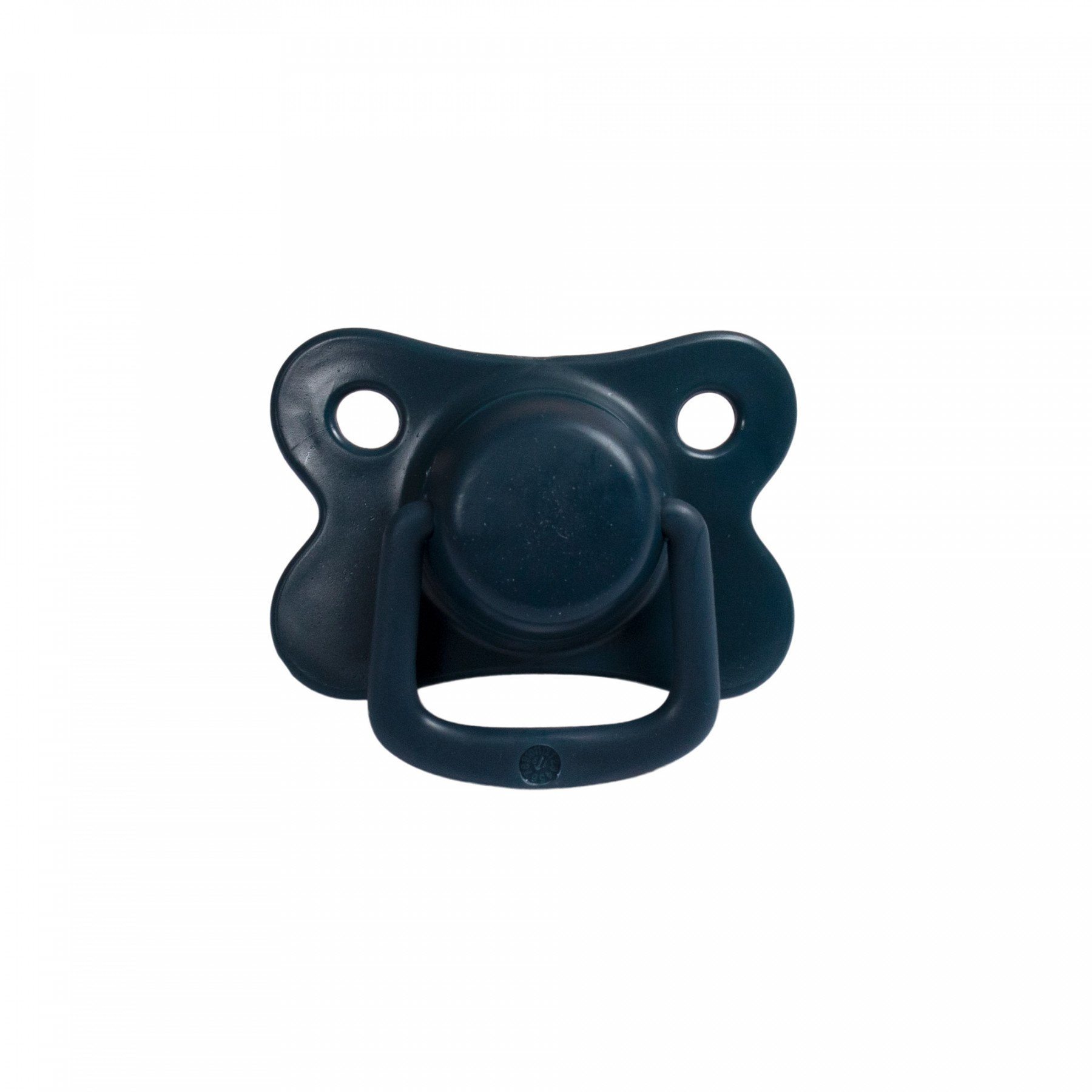 2 chupetas simétricas silicone azul marinho