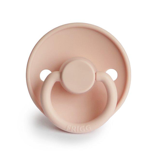 Chupeta redonda silicone pink cream