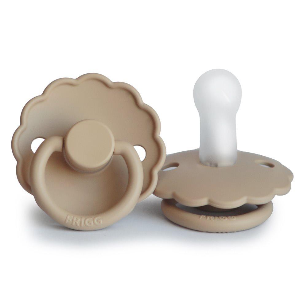 Chupeta redonda silicone daisy croissant