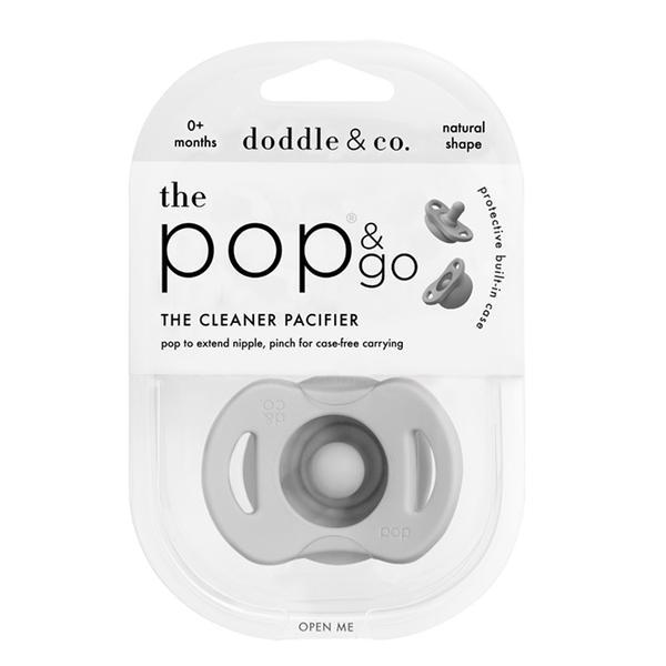 Pacifier pop & go grey Doodle & co. Pacifier Doodle & co.