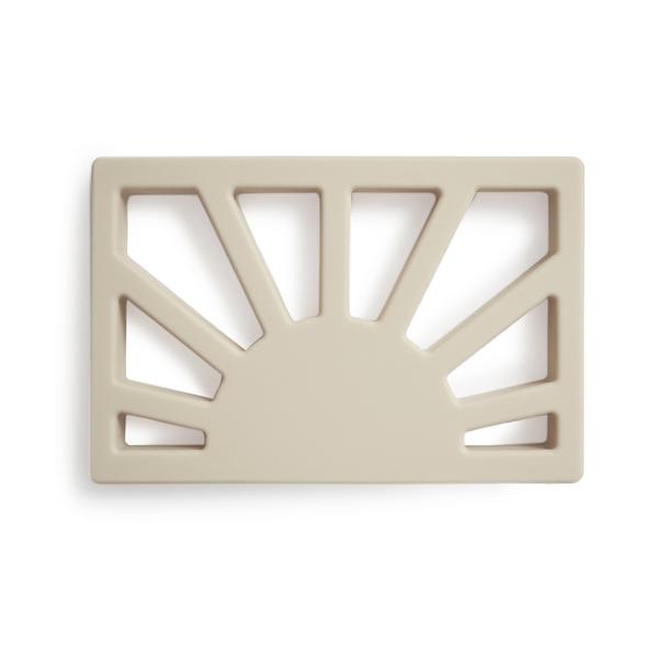 Teether sun shifting sand mushie Teether mushie