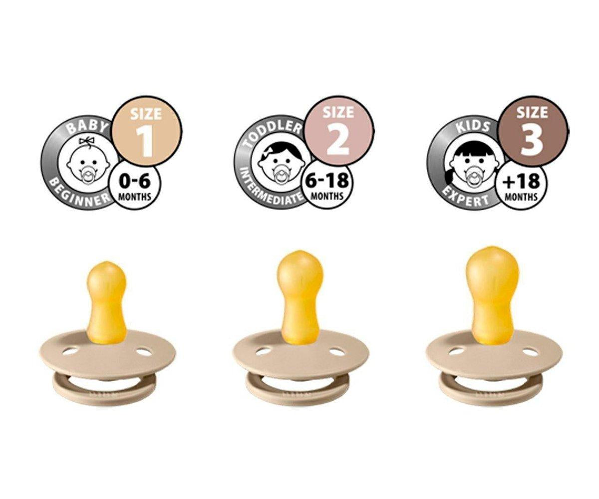 BIBS pacifier 2-pack vanilla | cloud Pacifier BIBS