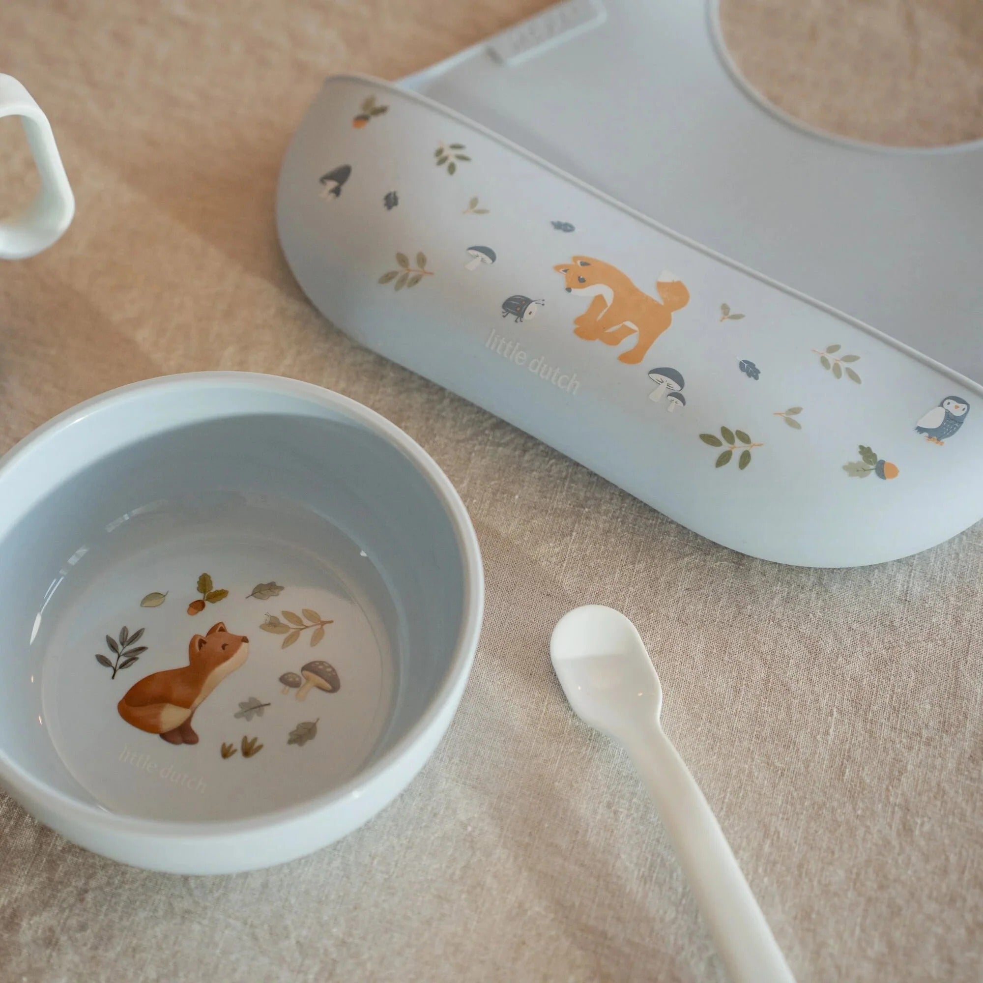 Babete de silicone Forest Friends