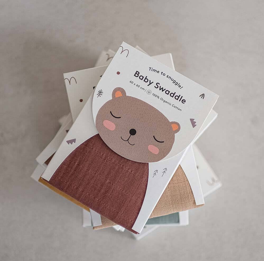 Musselina swaddle 60 cm oat Muslin Little Otja