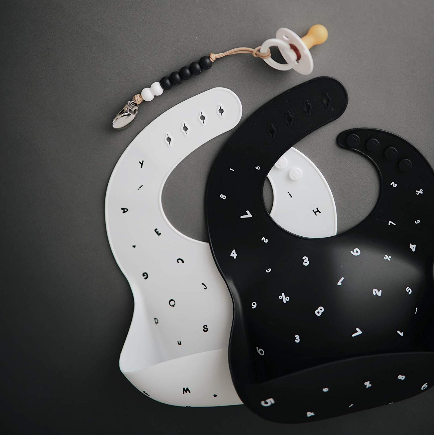 Silicone baby bib arabian spice mushie bib mushie