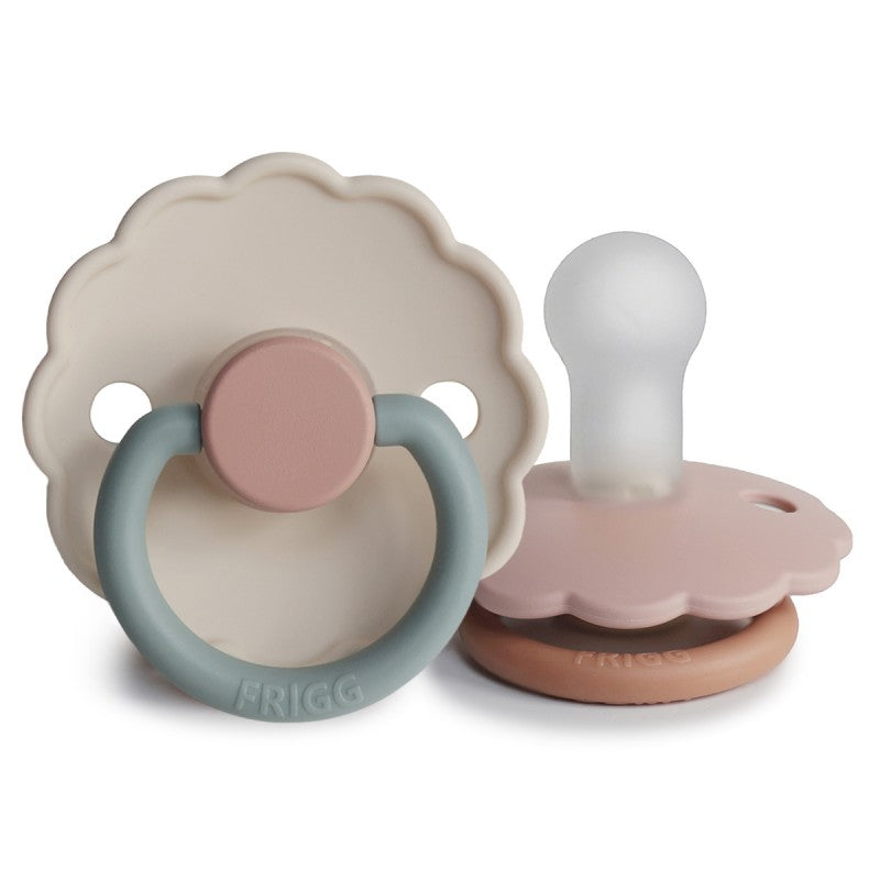 2 chupetas daisy biscuit/cotton candy SILICONE Frigg FRIGG