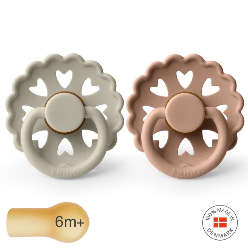 2 chupetas fairytale emperor/clumsy LÁTEX Frigg FRIGG