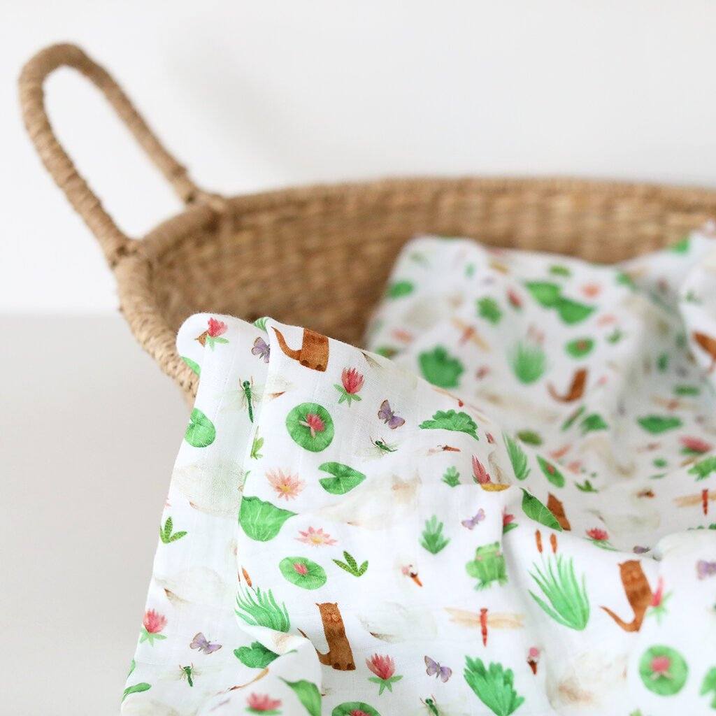 Musselina 120 cm vida no rio Muslins Fox in the attic