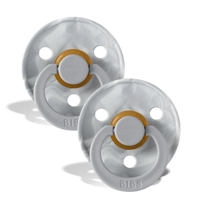 BIBS colour tie dye 2-pack pacifier cloud Pacifier Bibs