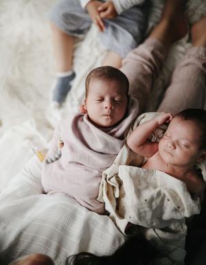 Muslin swaddle cedar mushie muslin mushie