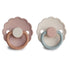 2 chupetas daisy biscuit/cotton candy SILICONE Frigg FRIGG