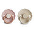 2-pack daisy pacifier biscuit/cream FRIGG Pacifier FRIGG