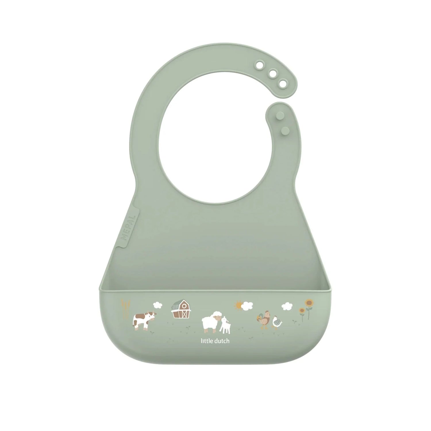 Babete de silicone Little Farm