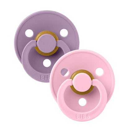 2-pack BIBS pacifier lavender | baby pink Pacifier Bibs 