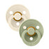 BIBS colour 2-pack pacifier ivory | sage Pacifier BIBS 
