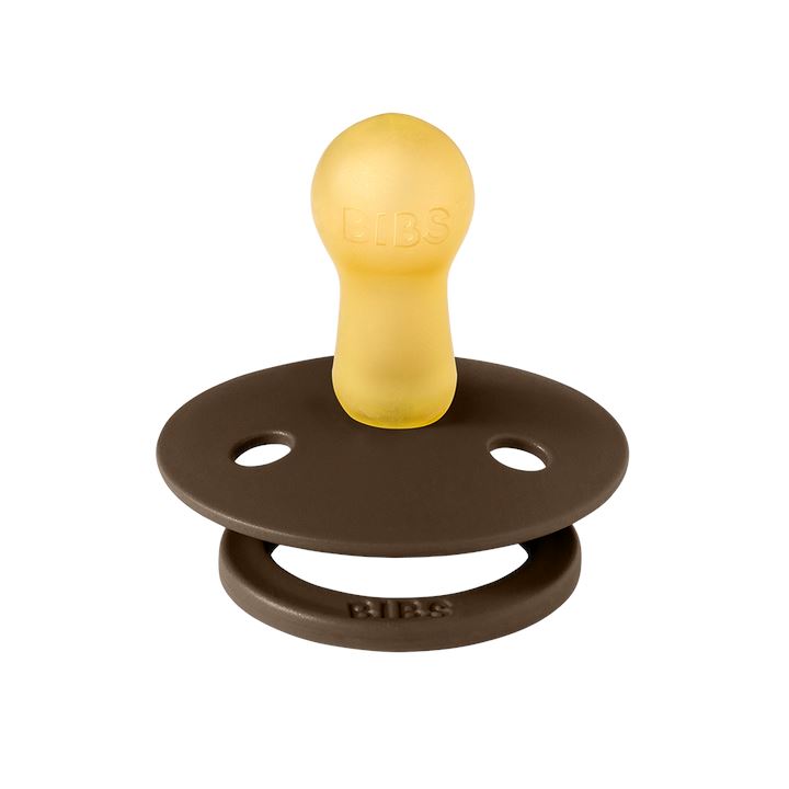 BIBS colour 2-pack pacifier dark oak | mocha Pacifier BIBS 