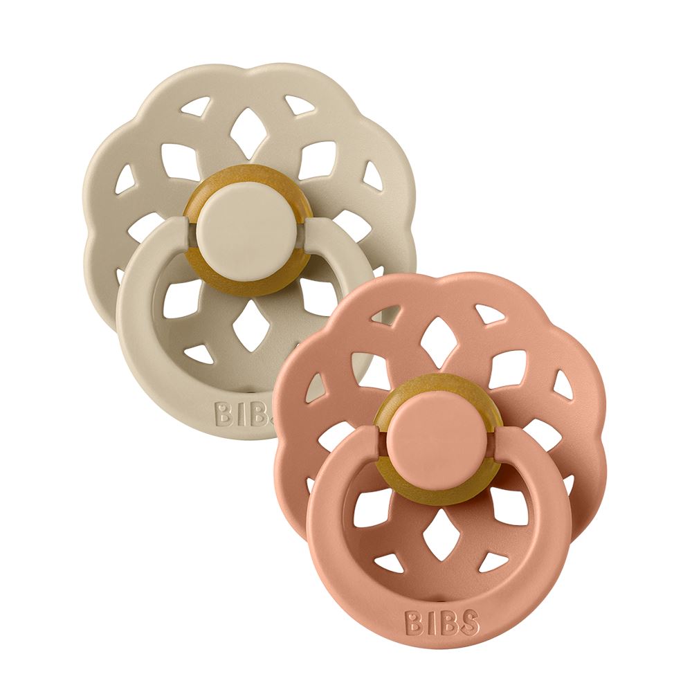 BIBS pacifier 2-pack Boheme vanilla peach Pacifier BIBS 