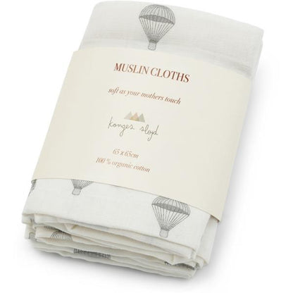 3 pack muslin cloth - parachute Konges sløjd Muslin Konges sløjd 