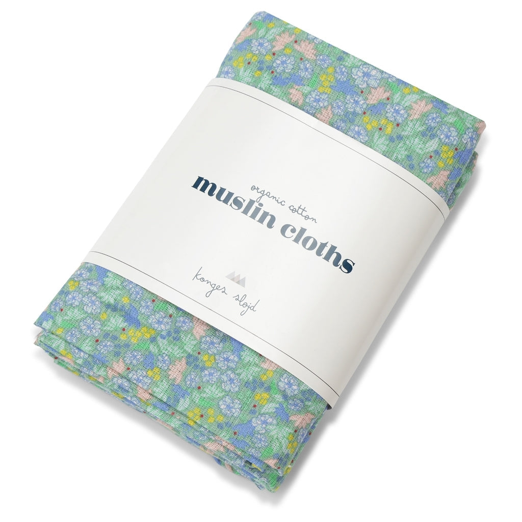 3 pack muslin cloth - midsummer Konges sløjd Muslin Konges sløjd 