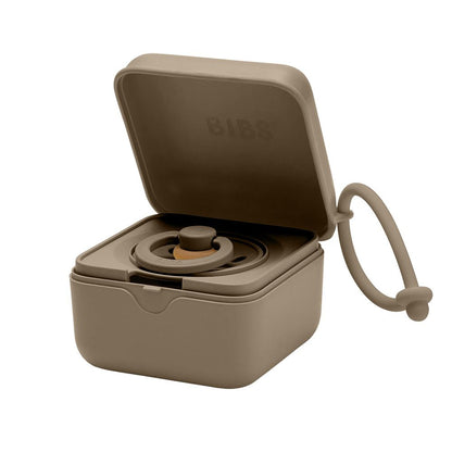 Caixa p/ chupetas dark oak pacifier case BIBS 
