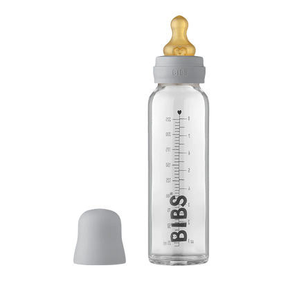 Biberão de vidro 225 ml + conjunto cloud BIBS
