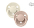 2-pack Bibs De Lux ivory | blush one size Pacifier BIBS 