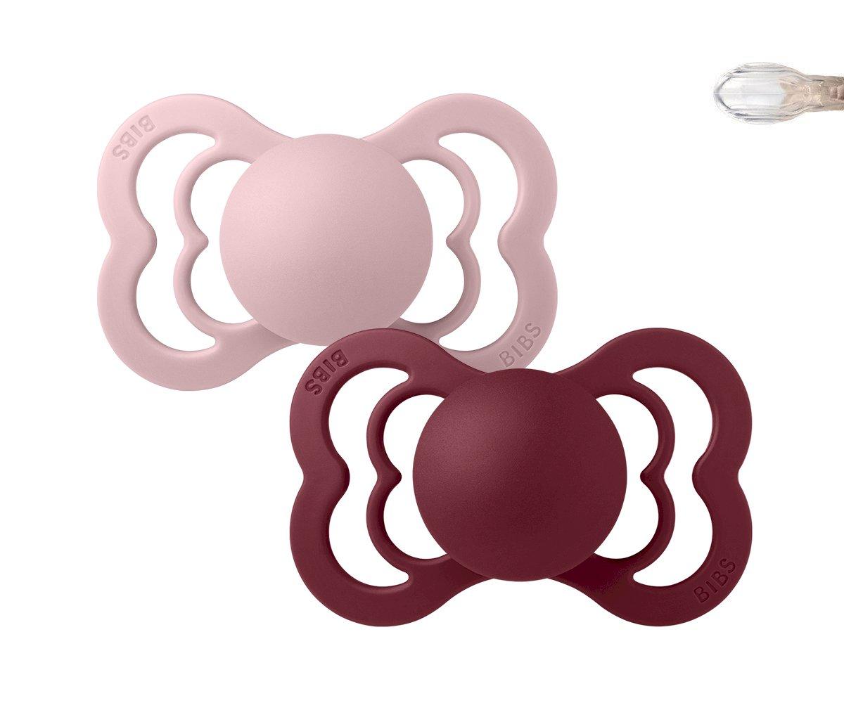 2-pack BIBS Supreme pacifier silicone plum | elderberry Pacifier BIBS 