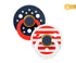 BIBS pacifier 2-pack baby stars & stripes Pacifier BIBS 