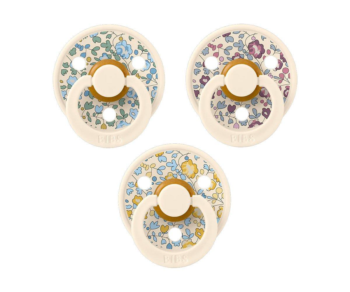 Pack try-it 3 chupetas Eloise ivory BIBS X Liberty