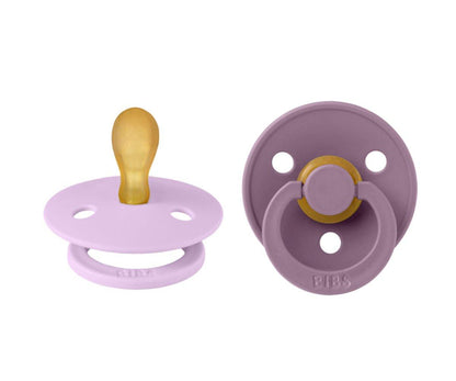 2 chupetas simétricas BIBS Colour violet sky | mauve