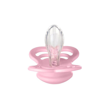 2-pack BIBS Supreme pacifier silicone ivory | baby pink Pacifier BIBS 