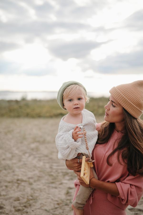 Teether sun shifting sand mushie Teether mushie 