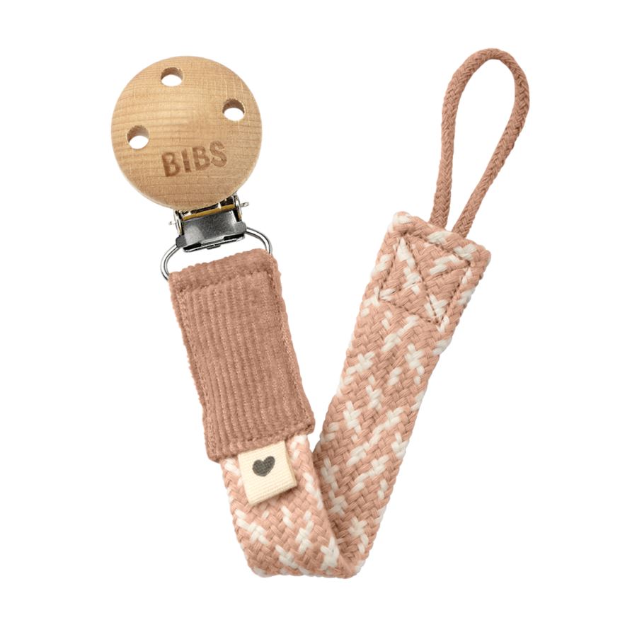 Prende-chucha blush/ivory BIBS pacifier clip Bibs 