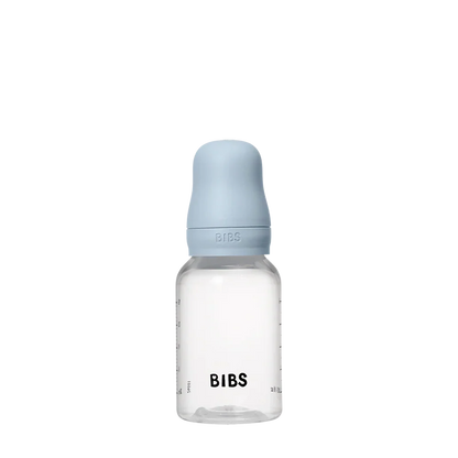 Biberão plástico 150 ml tetina silicone baby blue