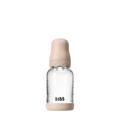 Biberão de vidro 120 ml + conjunto blush Boheme BIBS