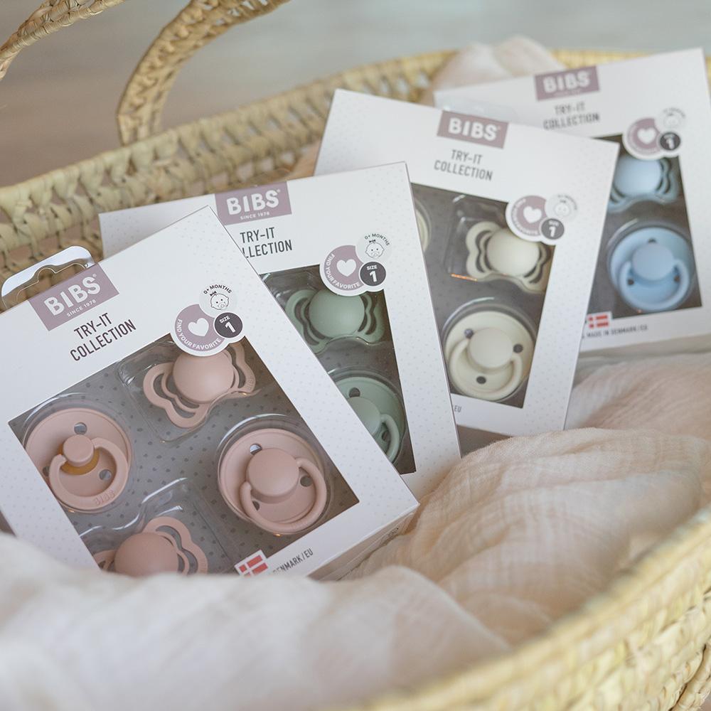 Try-it collection sage BIBS pacifier Bibs 