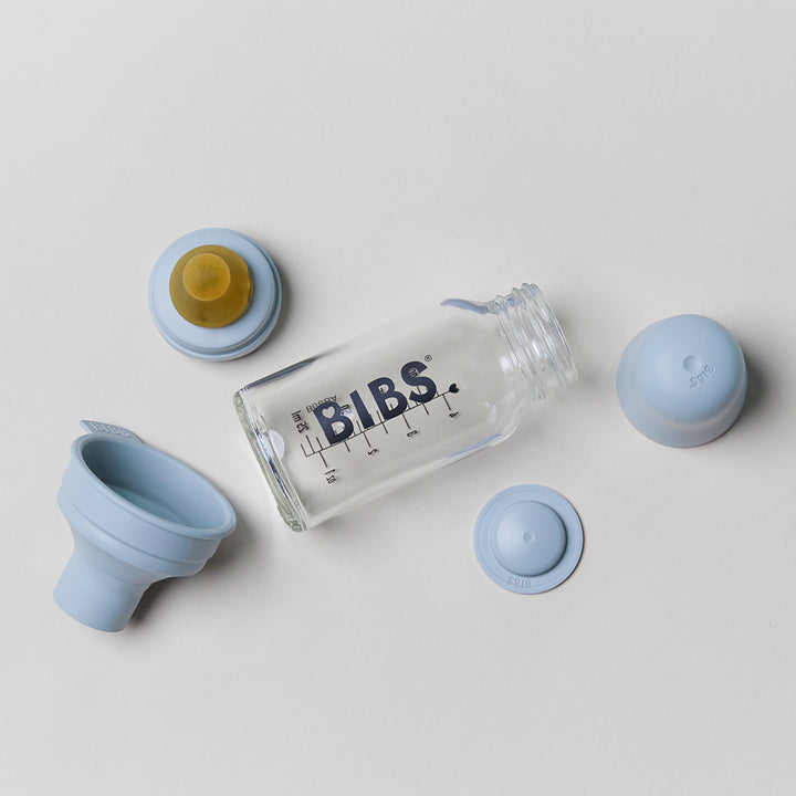 Biberão de vidro 110 ml + conjunto sage BIBS Biberão BIBS 