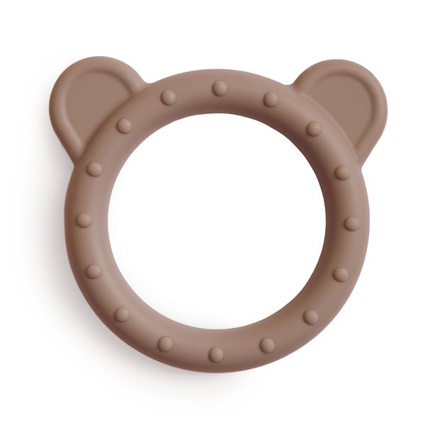 Teether bear natural mushie Teether mushie 