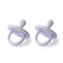 2 chupetas silicone fresh violet Pacifiers & Teethers Filibabaa 