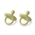 2 chupetas silicone pistachio Pacifiers & Teethers Filibabaa 