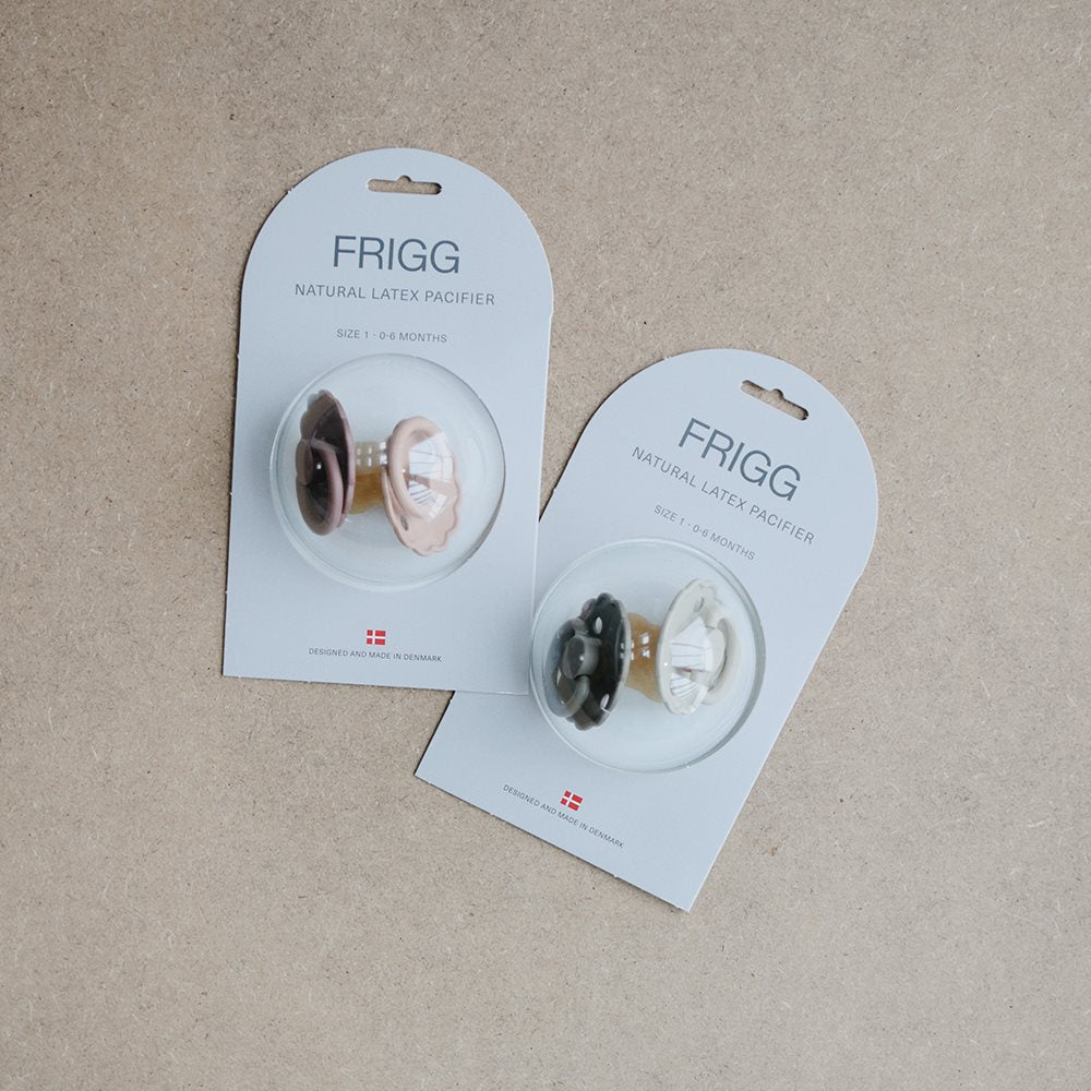 2-pack daisy pacifier willow/rose gold FRIGG Pacifier FRIGG 