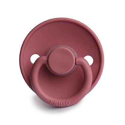 Chupeta redonda silicone dusty rose
