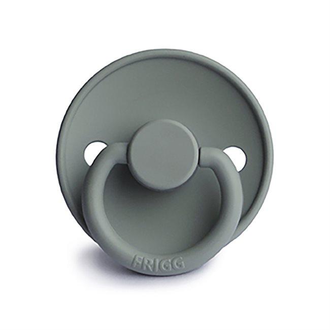 Chupeta redonda silicone french gray