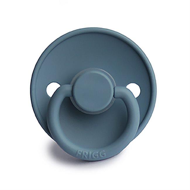 Chupeta redonda silicone glacier blue