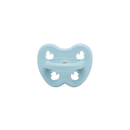 2 chupetas redondas látex baby blue | milky white 0-3 M